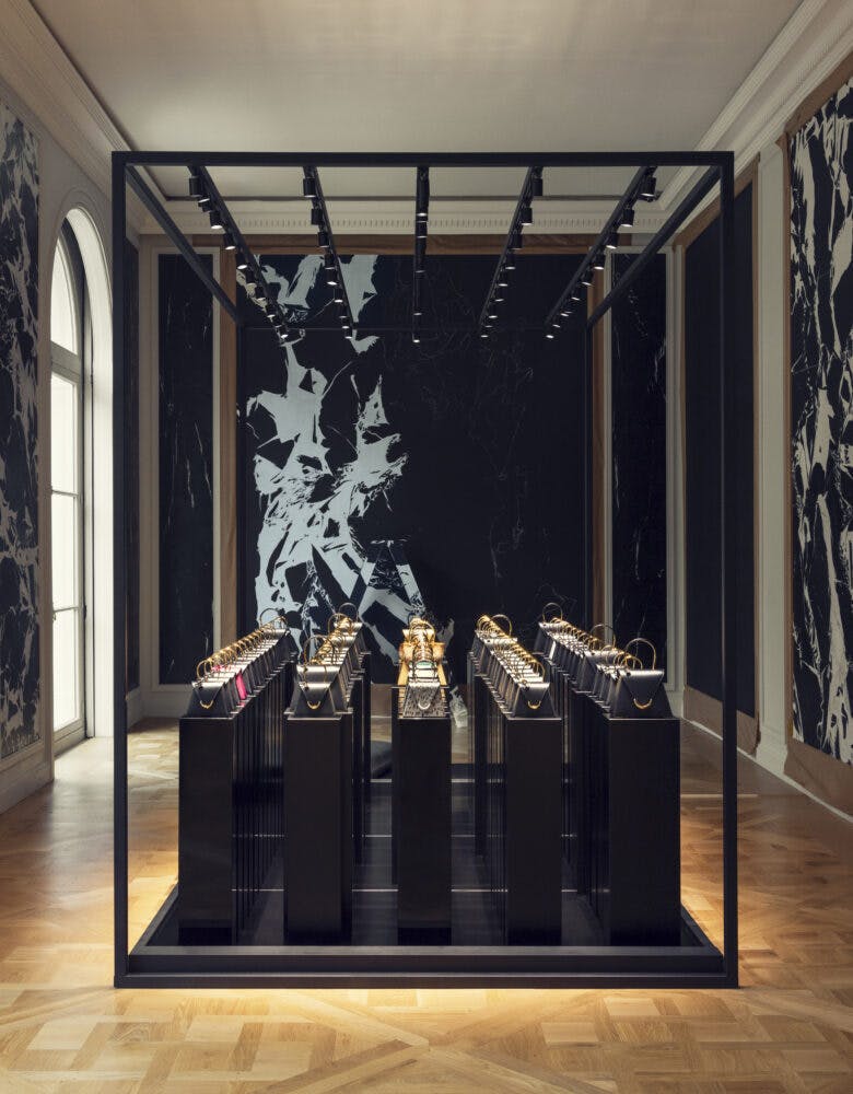 希少◎DELVAUX デルヴォー ネイビー ブラック アンゴラ マフラー Dロゴ 希少◎DELVAUX デルヴォー ネイビー ブラック アンゴラ マフラー