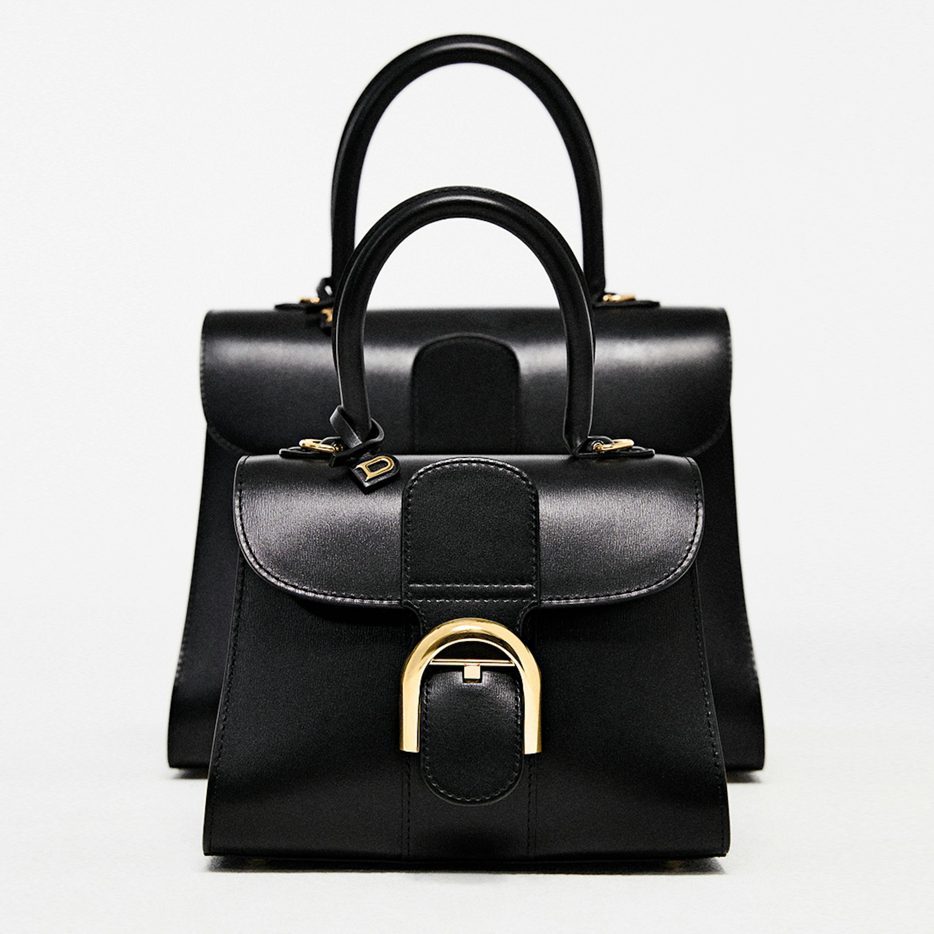 DELVAUX AW24 Brillant Campaign Brillant Mini and Brillant PM Box Calf Black 1x1 1