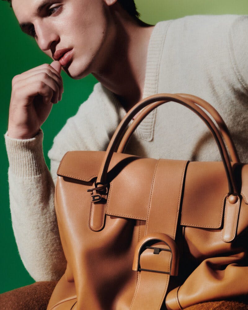 ■ 46153★デルヴォー ハンドバッグ　トワルドキュイール バルーンバッグ 楽天市場】デルヴォー DELVAUX パン PIN TOY ECLAT チェーン