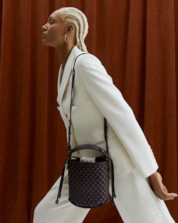 Delvaux Turns The 'D' Upside Down For Its Pin Mini Bucket Bag