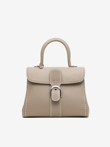 Delvaux The Brilliant MM Ivory - with Grigri Circle GM, Undercover in Black  & White Eggshell Leather ref.135248 - Joli Closet
