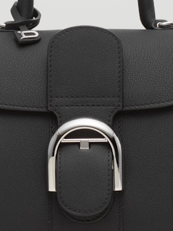 Delvaux Leather Mini Brillant Bag Black Pony-style calfskin ref