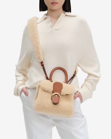 Delvaux shoulder bag Dark Brown Leather Gold Hardware Womne's Ladies  Accessories