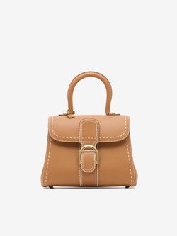 Delvaux Brillant Leather Top Handle Bag