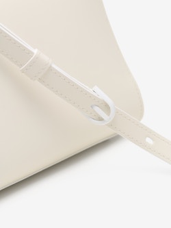 Delvaux 'BRILLANT MINI' Ivory White SMOOTH BOX CALF LEATHER BAG