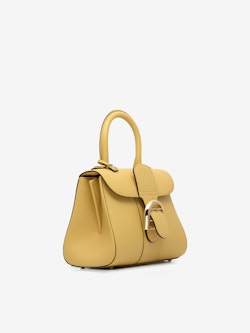 Top Handles Bag for Women - Brillant Mini in Rodeo Calf - Honey - Small Size - Maison Delvaux