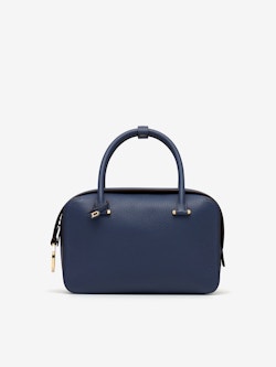 Cool box leather handbag Delvaux Blue in Leather - 34342984