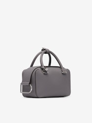 Boxy top handle mini bag - Stone Grey