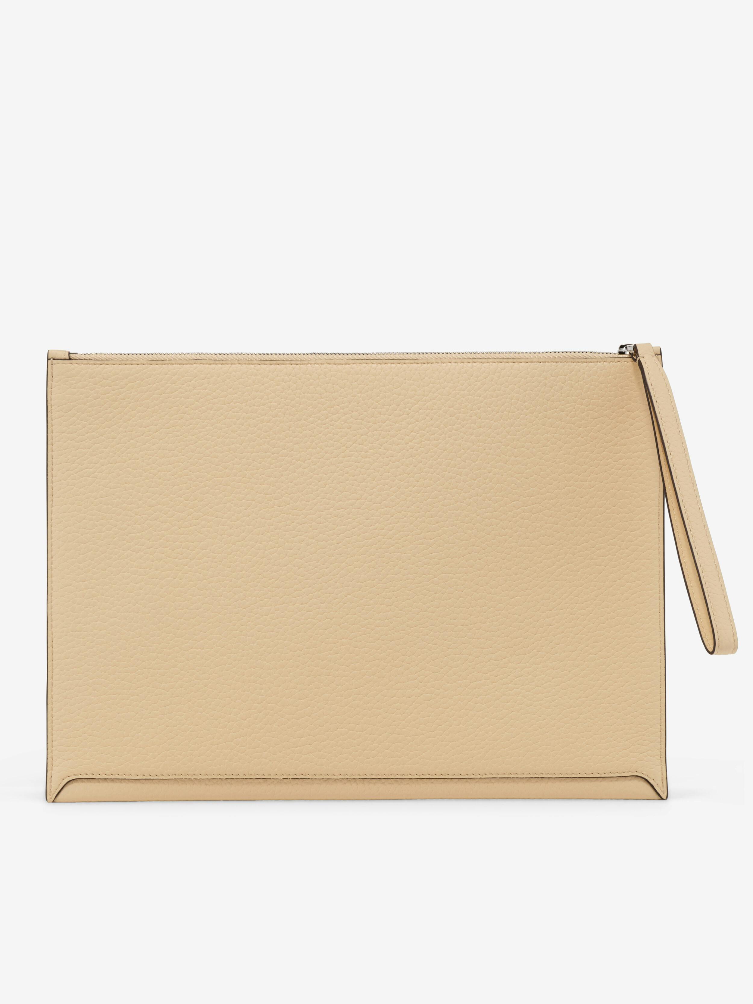 【DELVAUX】Pin D PouchMMCecicontinue de ne pas etre une pipe Pin D Pouch MM Ceci continue de ne pas être une pipe Dune