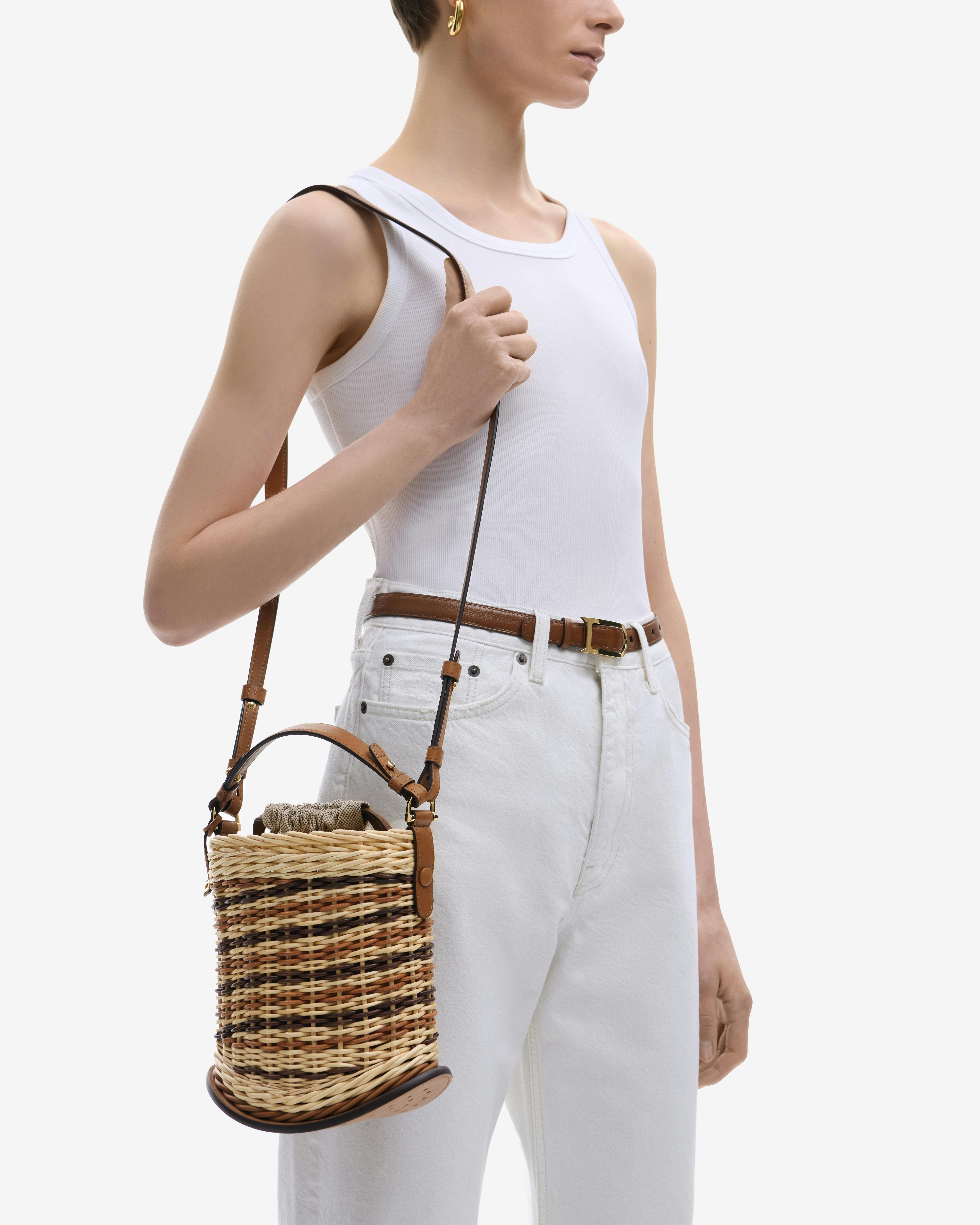 Pin Mini Bucket Osier Delvaux