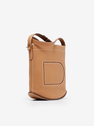 Shop DELVAUX DELVAUX Pin 2022-23FW Calfskin Plain Leather Shoulder Bags by  5etoiles
