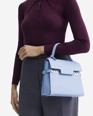 DELVAUX Tempete Casual Style Calfskin 2WAY Plain Office Style Elegant Style  (AA0368AAX099ZDP)