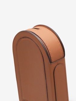 Auth DELVAUX Pin Eclat AA0619AAM030CDO Tan (Brown) Box Calf - Shoulder Bag