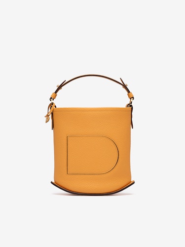 Delvaux - Authenticated Tempête Handbag - Leather Gold Plain for Women, Very Good Condition