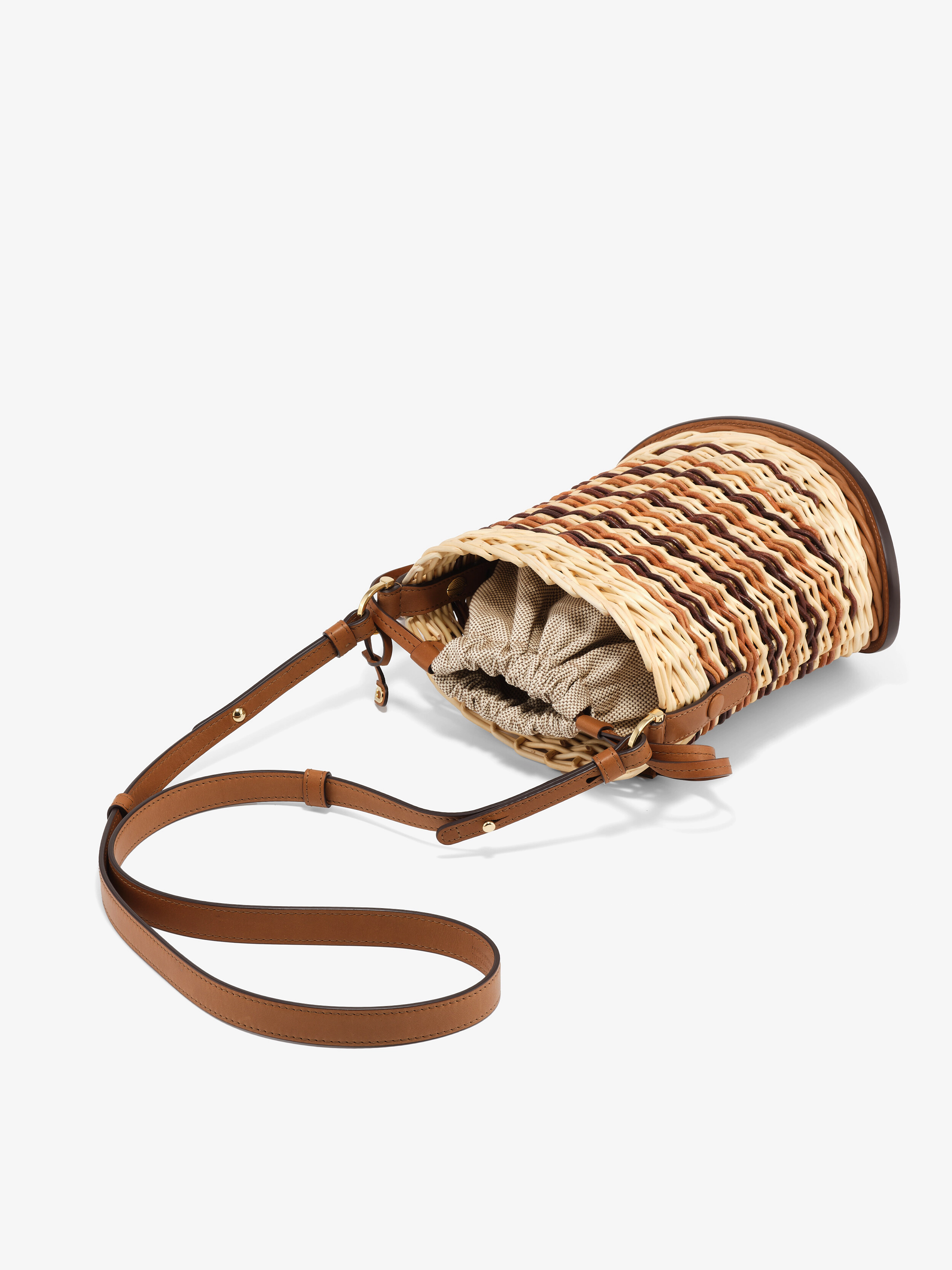 Pin Mini Bucket Osier Natural - Hazel - Top handles