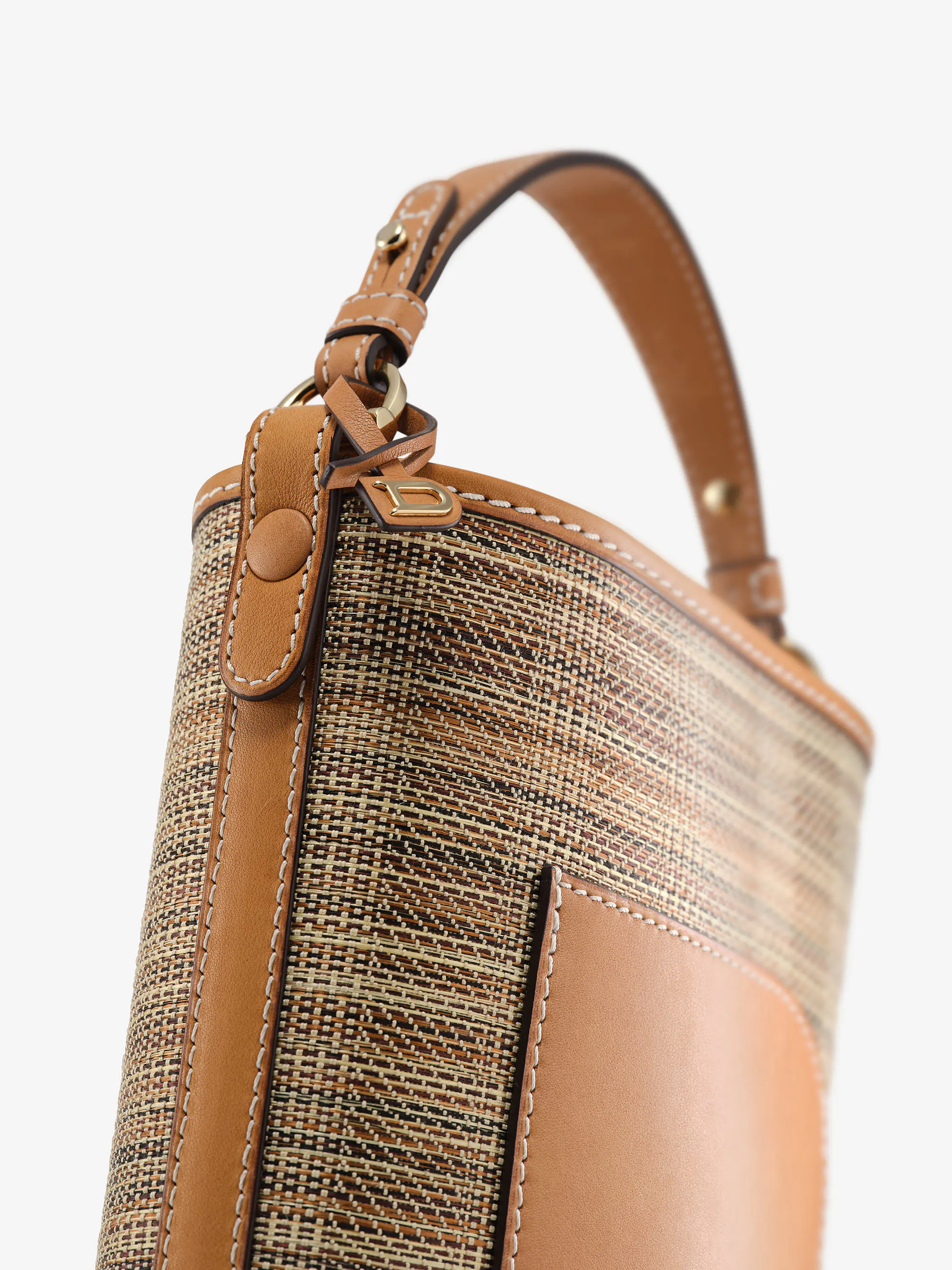 Pin Mini Bucket Strap Cavale Vegetal - Top handles