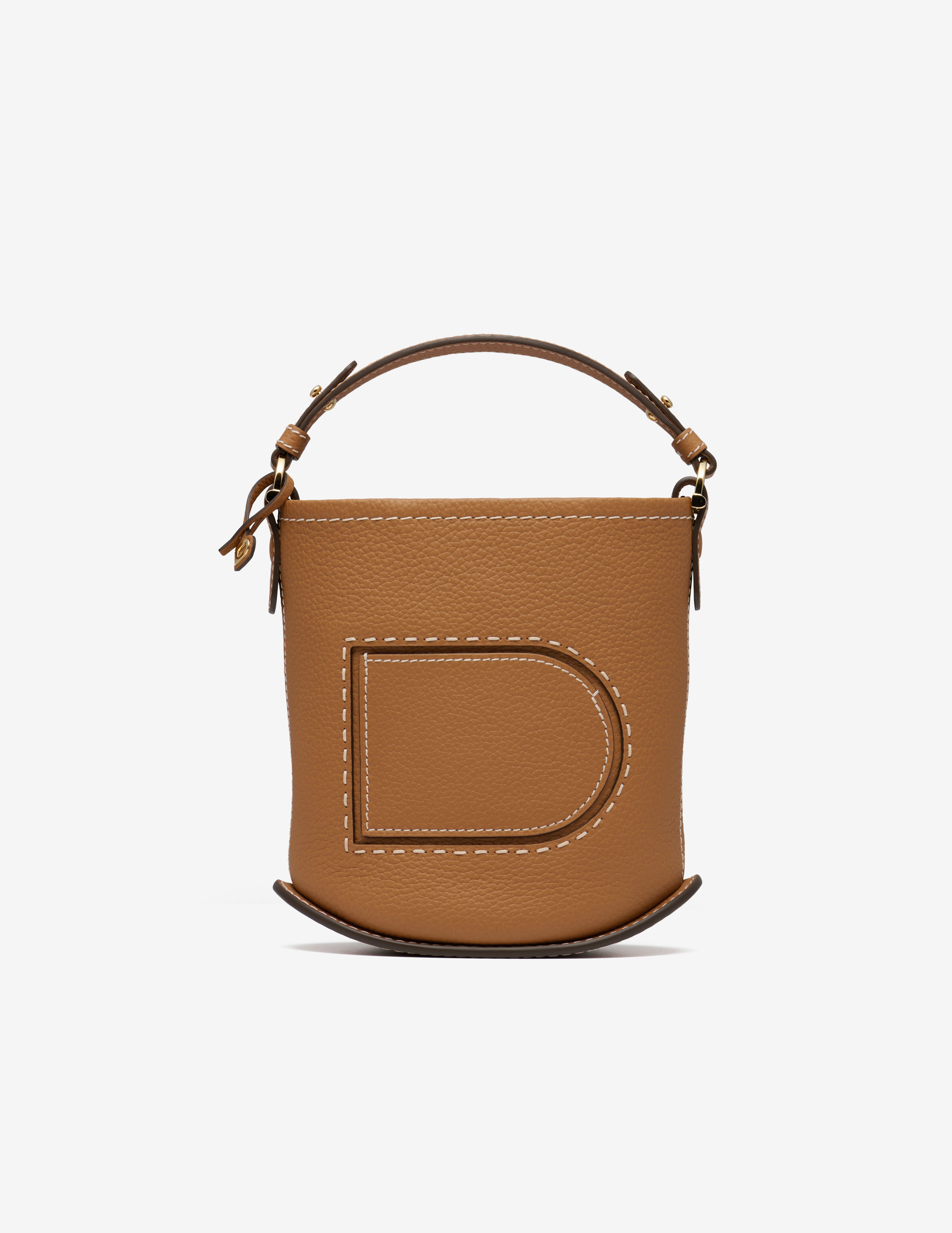 Delvaux Brillant Top Handle Bag Leather Mini Neutral 2562591