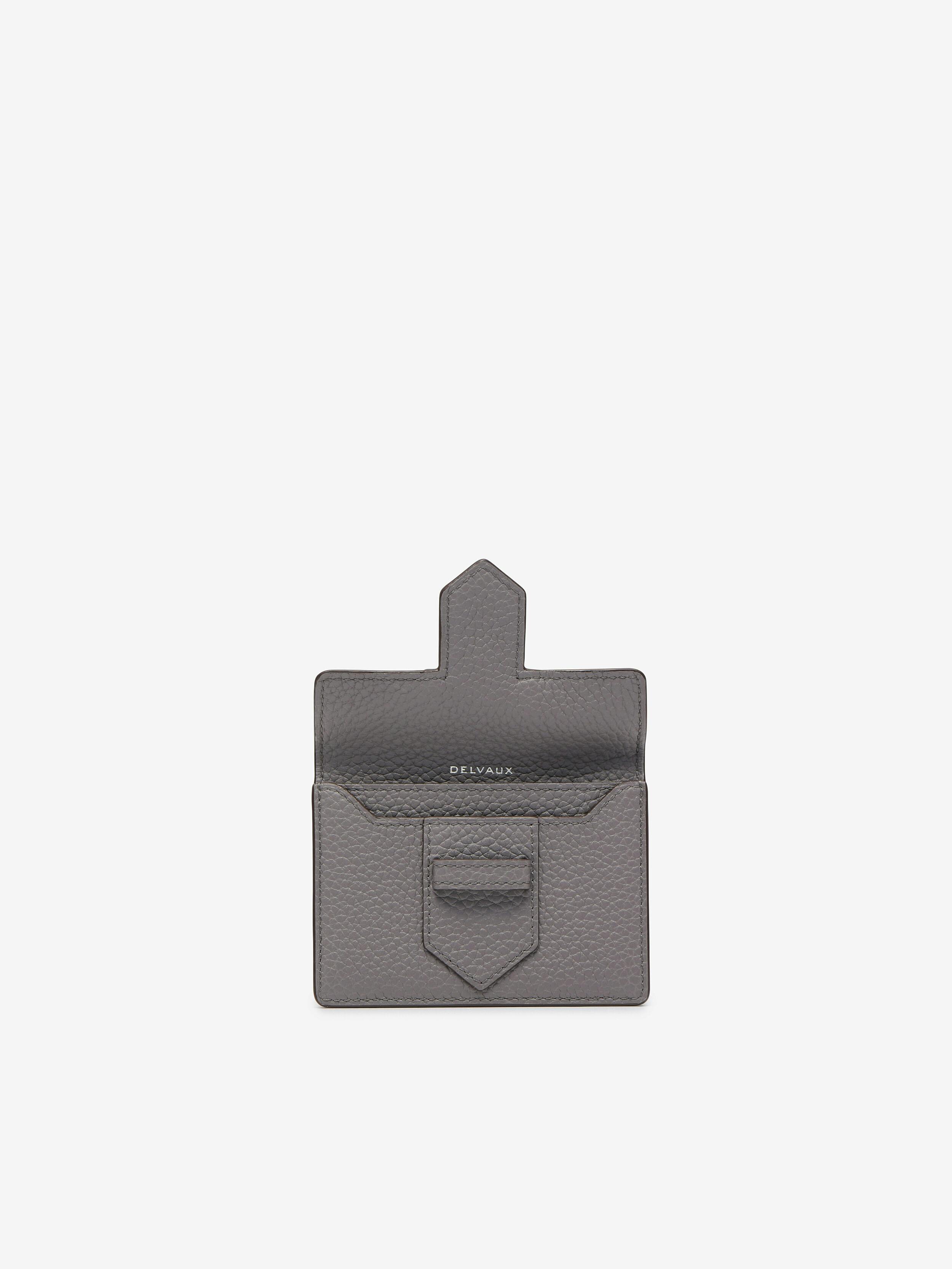 デルヴォー　三つ折り財布　水色 Vagabond-Compact-Wallet-Alpina