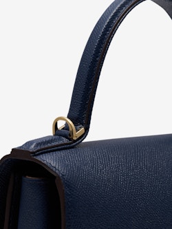 Top Handles Bag for Women - Tempête PM in Alpina Calf - Forest - Medium Size - Maison Delvaux