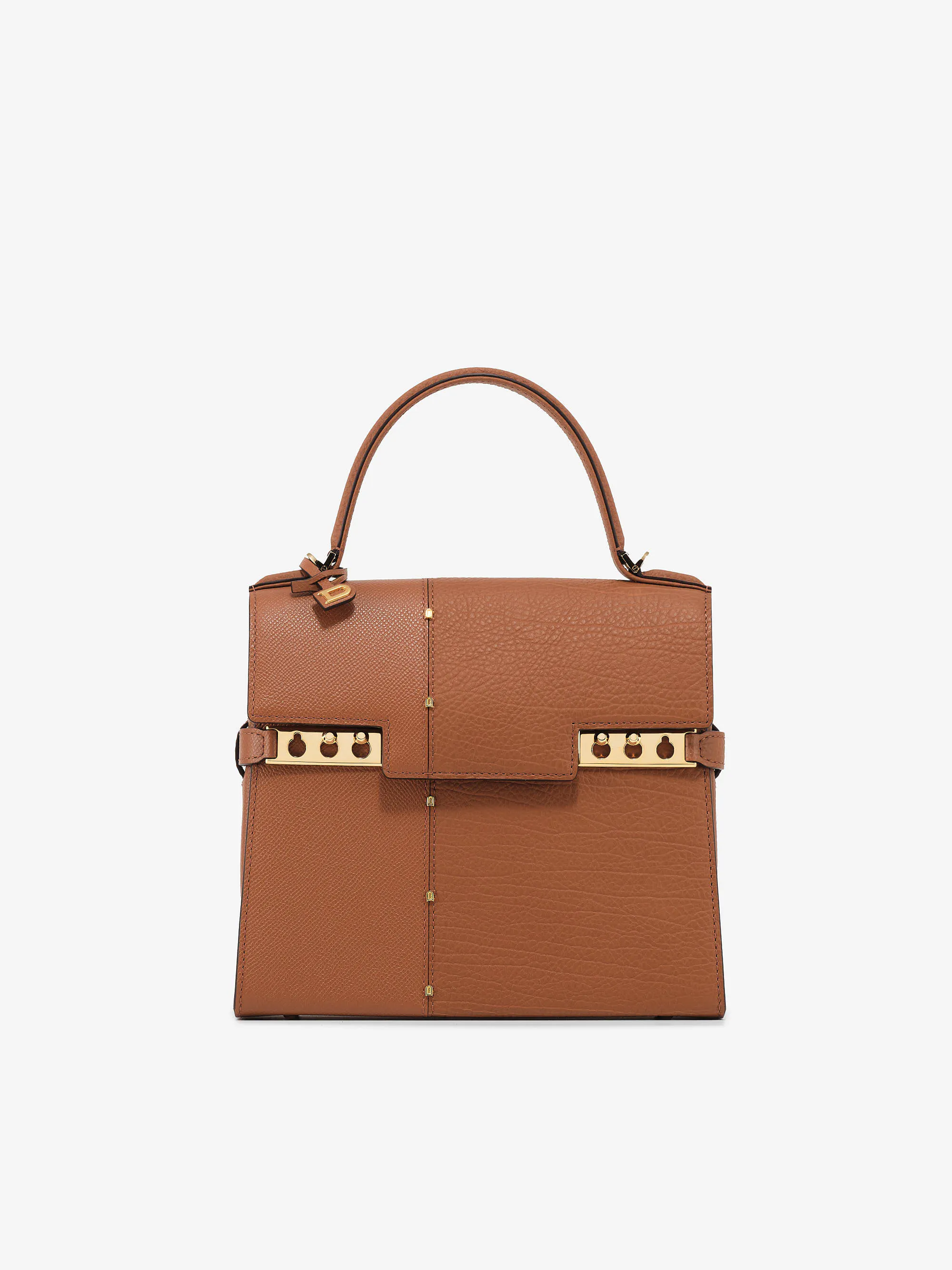 DELVAUX タンペート PM nude Crispy Calf Tempête PM Eclat Tan - Top handles