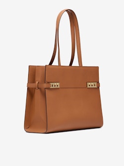Leather tote Delvaux Beige in Leather - 17107913