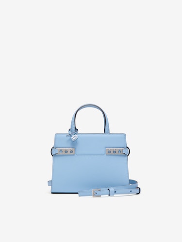 Shop DELVAUX Tempete 2WAY Plain Leather Elegant Style Handbags by MiuCode
