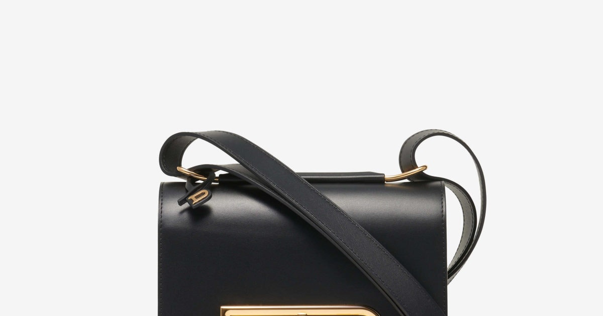 Tempête leather handbag Delvaux Gold in Leather - 31053858