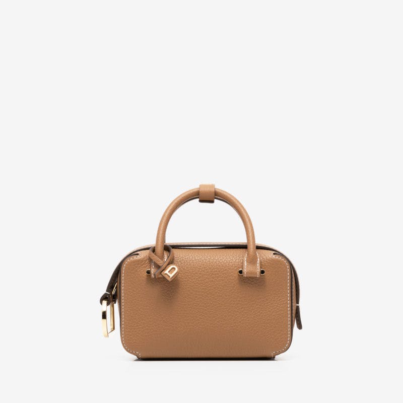 Delvaux Cool Box Nanoin Taurillon Soft Optic White