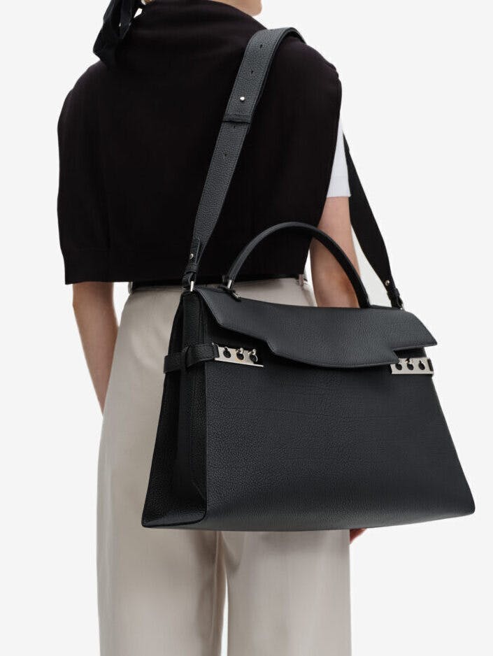 Paul Delvaux、LE REVE、海外版超希少レゾネ、新品額付 DELVAUX☆Tempete XL Derby Calf FOREST 直営店買付パリ発 (DELVAUX